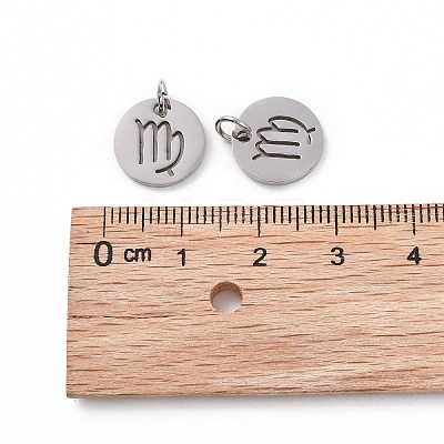 304 Stainless Steel Charms STAS-Q201-T445-6S-1