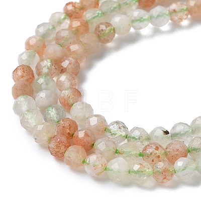 Natural Arusha Sunstone Beads Strands G-U014-A01-01-1