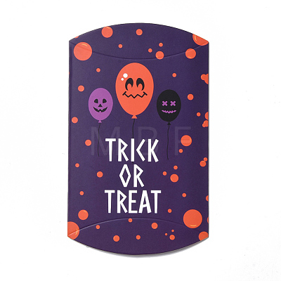 Halloween Pillow Candy Gift Boxes X-CON-L024-C01-1