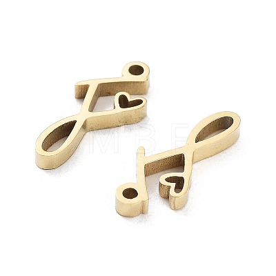 304 Stainless Steel Charms STAS-M327-02G-F-1