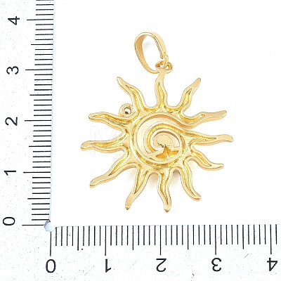 Brass & Enamel & Rhinestone Pendants KK-H541-01G-02-1