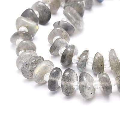 Natural Labradorite Beads Strands G-E569-J08-1