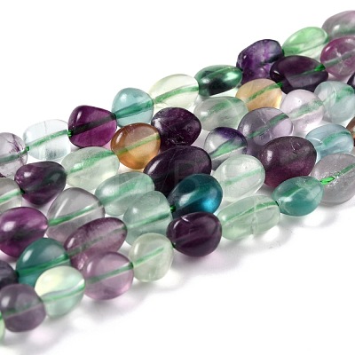 Natural Fluorite Beads Strands G-G018-61A-1