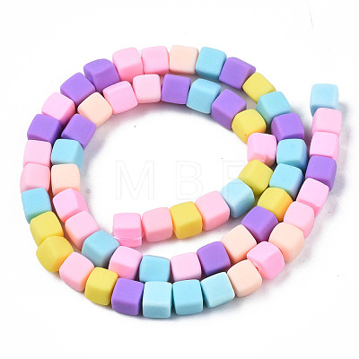 Handmade Polymer Clay Beads Strands CLAY-N008-060-04-1