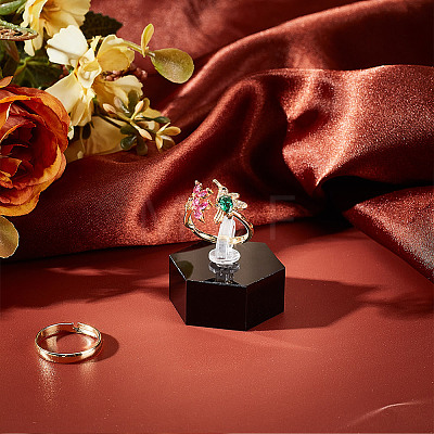 Acrylic Finger Ring Display Holders RDIS-WH0020-02A-02-1