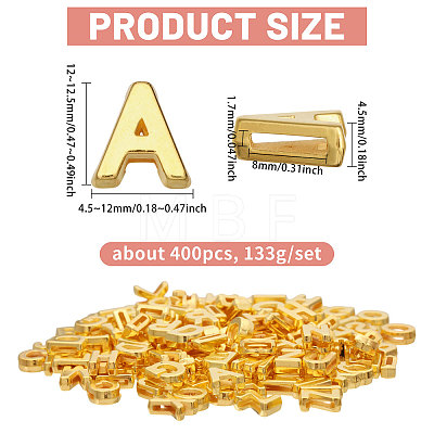Metal Enlaced Plastic Slide Charms KY-CA0001-61-1