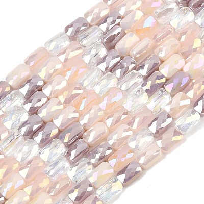 Electroplate Glass Beads Strands EGLA-D300-05-09-1