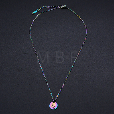 201 Stainless Steel Pendants Necklaces NJEW-S105-JN627-5-1