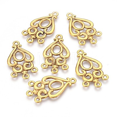 Alloy Teardrop Chandelier Component Links LS-PALLOY-EA9733Y-AG-1