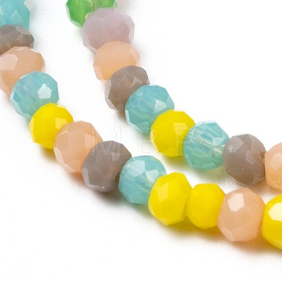 Faceted Glass Beads Strands GLAA-G074-A04-1