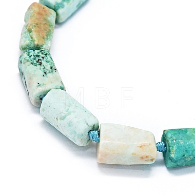 Natural Peruvian Turquoise(Jasper) Beads Strands G-O170-106-1