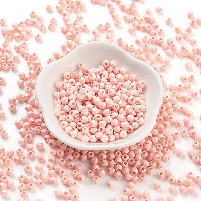 Baking Paint Glass Seed Beads SEED-A032-02P-1