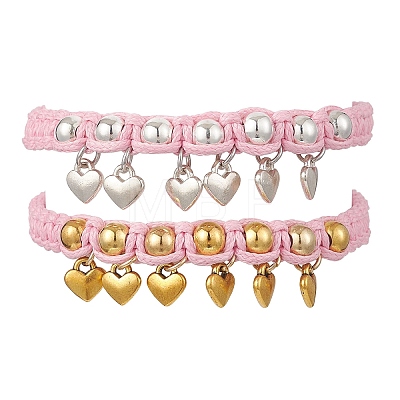 Alloy Charm Bracelets BJEW-JB12914-1