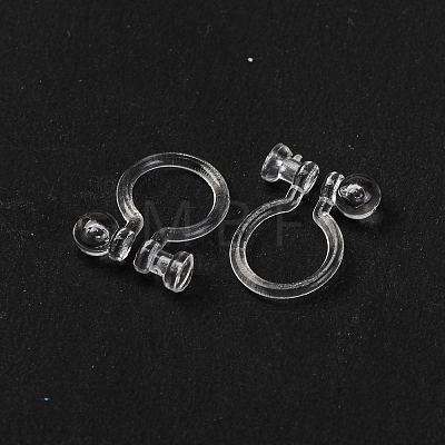 Silicone Clip-on Earring Findings FIND-K019-01C-1