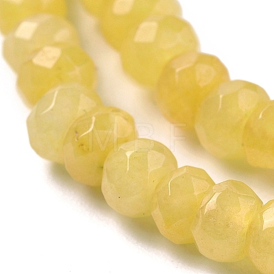 Dyed Natural Malaysia Jade Rondelle Beads Strands X-G-E316-2x4mm-47-1