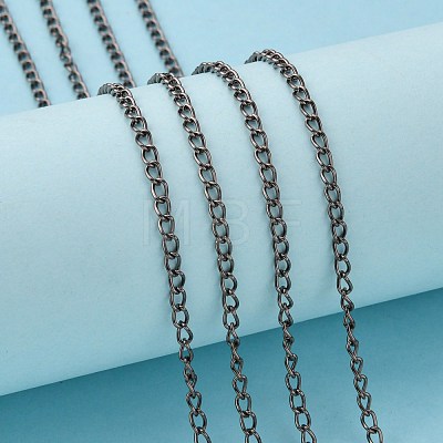 Iron Twisted Chains Curb Chains CHS003Y-B-1