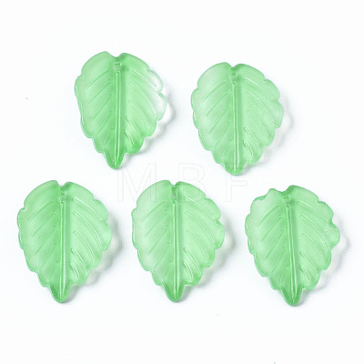 Spray Painted Glass Pendants GLAA-N042-004-A03-1