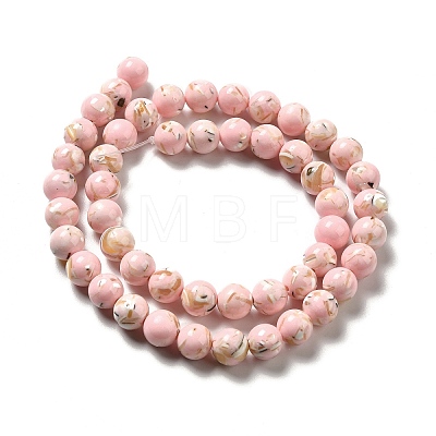 Synthetic Turquoise and Sea Shell Assembled Beads Strands X-G-D482-01C-06-1