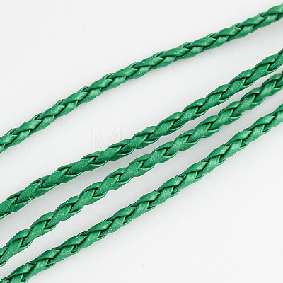 Braided Imitation Leather Cords LC-S005-012-1