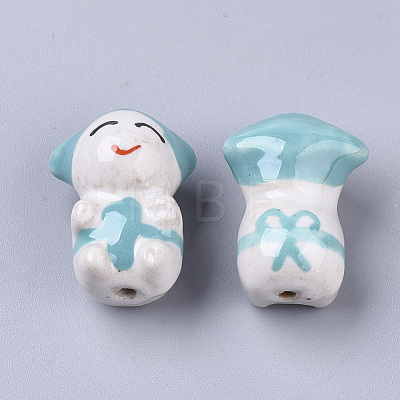 Handmade Porcelain Beads PORC-N004-70A-1