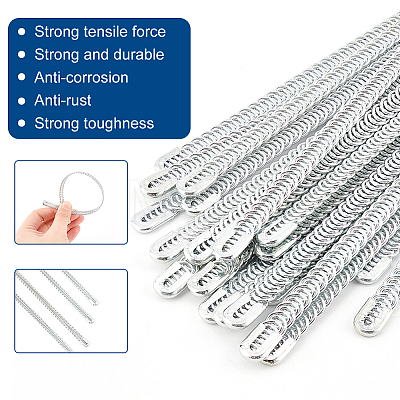 24Pcs Steel Spiral Corset Boning Stay FIND-BC0003-14A-1