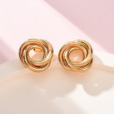 304 Stainless Steel Stud Earrings EJEW-L241-02G-1