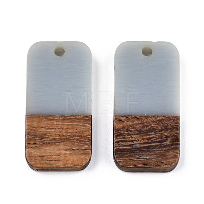 Resin & Walnut Wood Pendants RESI-S358-11C-1