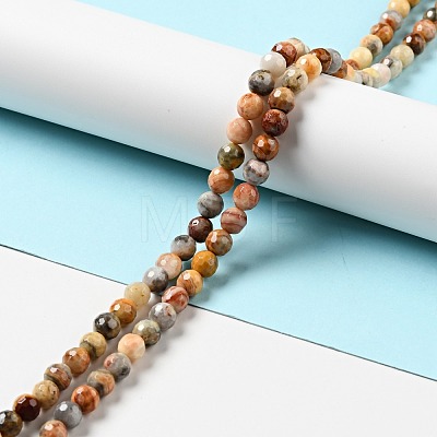 Natural Crazy Lace Agate Beads Strands G-E571-36A-1