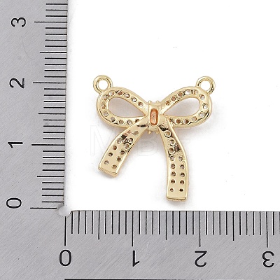 Brass Micro Pave Clear Cubic Zirconia Pendants KK-U008-01B-G-1