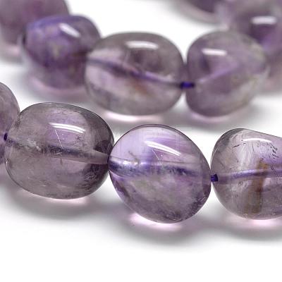 Natural Amethyst Beads Strands G-R435-07-1