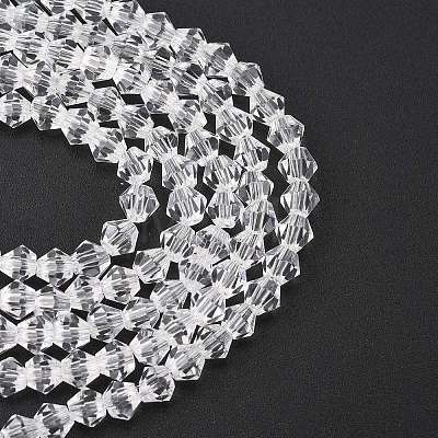 Transparent Glass Beads Strands EGLA-A039-T4mm-D13-1