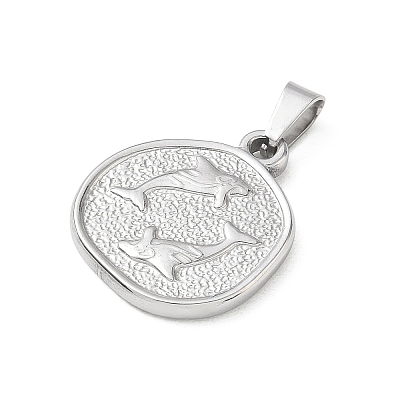 304 Stainless Steel Pendants SA-CBA34D4-03G-P-1