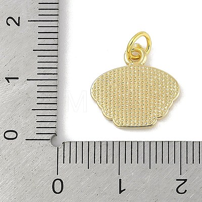 Brass Enamel Pendants KK-B114-12G-1