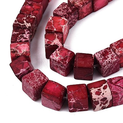 Natural Imperial Jasper Beads G-Q606-43A-05-1