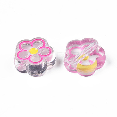 Transparent Acrylic Beads ACRC-S039-03E-1