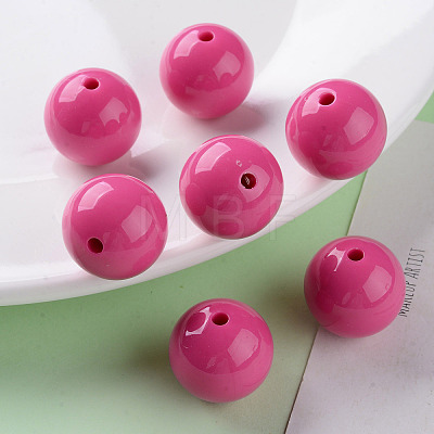 Opaque Acrylic Beads X-MACR-S370-C20mm-A13-1