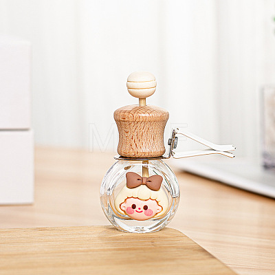 Glass Openable Mini Perfume Bottle BOTT-PW0001-132C-1