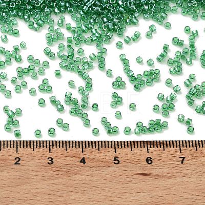 Transparent Colours Luster Glass Seed Beads SEED-S042-17B-01-1