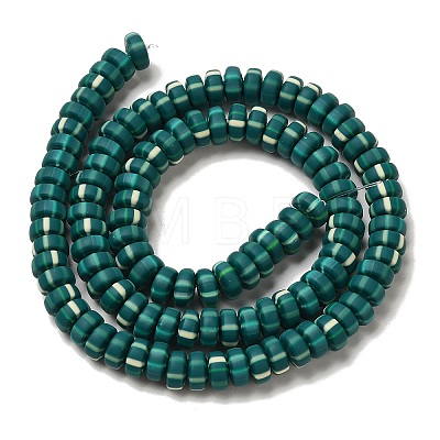 Polymer Clay Beads Strands CLAY-H006-02I-1