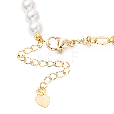 Alloy Rhinestone Star Charm Bracelets BJEW-JB12872-1