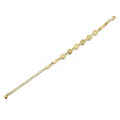 Electroplated Alloy Link Bracelets BJEW-T012-010-RS-1