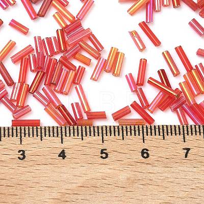 Glass Round Bugle Beads SEED-XCP0001-47A-1