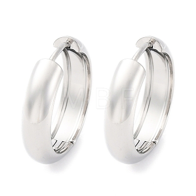 316 Surgical Stainless Steel Hoop Earrings for Women EJEW-G429-01C-P-1