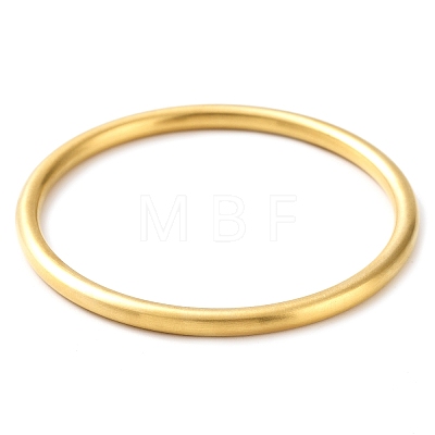 Ion Plating(IP) 304 Stainless Steel Plain Bangles BJEW-G684-03A-G-1
