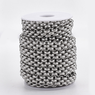 Tarnish Resistant 304 Stainless Steel Mesh Chains STAS-R100-29B-1