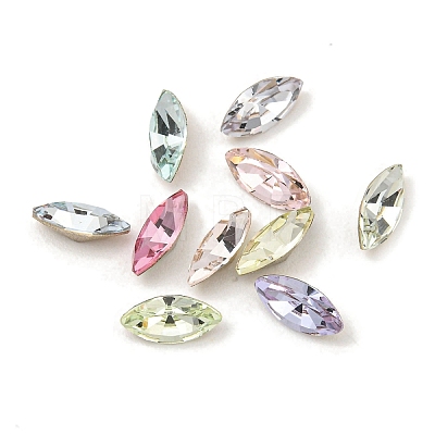 Glass Rhinestone Cabochons RGLA-L029-12C-1