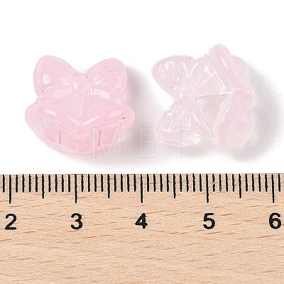 Transparent Spray Paint Glass Beads GLAA-Z011-06J-1