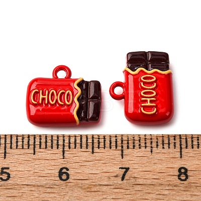 Baking Paint Alloy Pendants FIND-G097-05E-1
