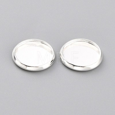 304 Stainless Steel Cabochon Settings STAS-Y001-12C-S-1