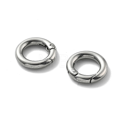 304 Stainless Steel Spring Gate Clasp Findings STAS-B082-05C-P-1
